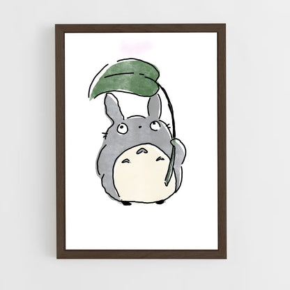 ap-my neighbor totoro-6 cadre Bois foncé