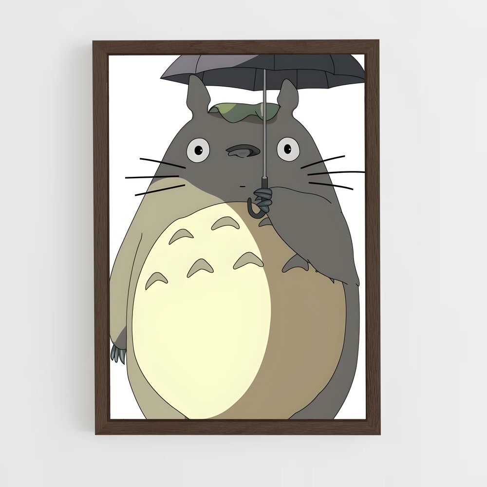 ap-my neighbor totoro-7 cadre Bois foncé