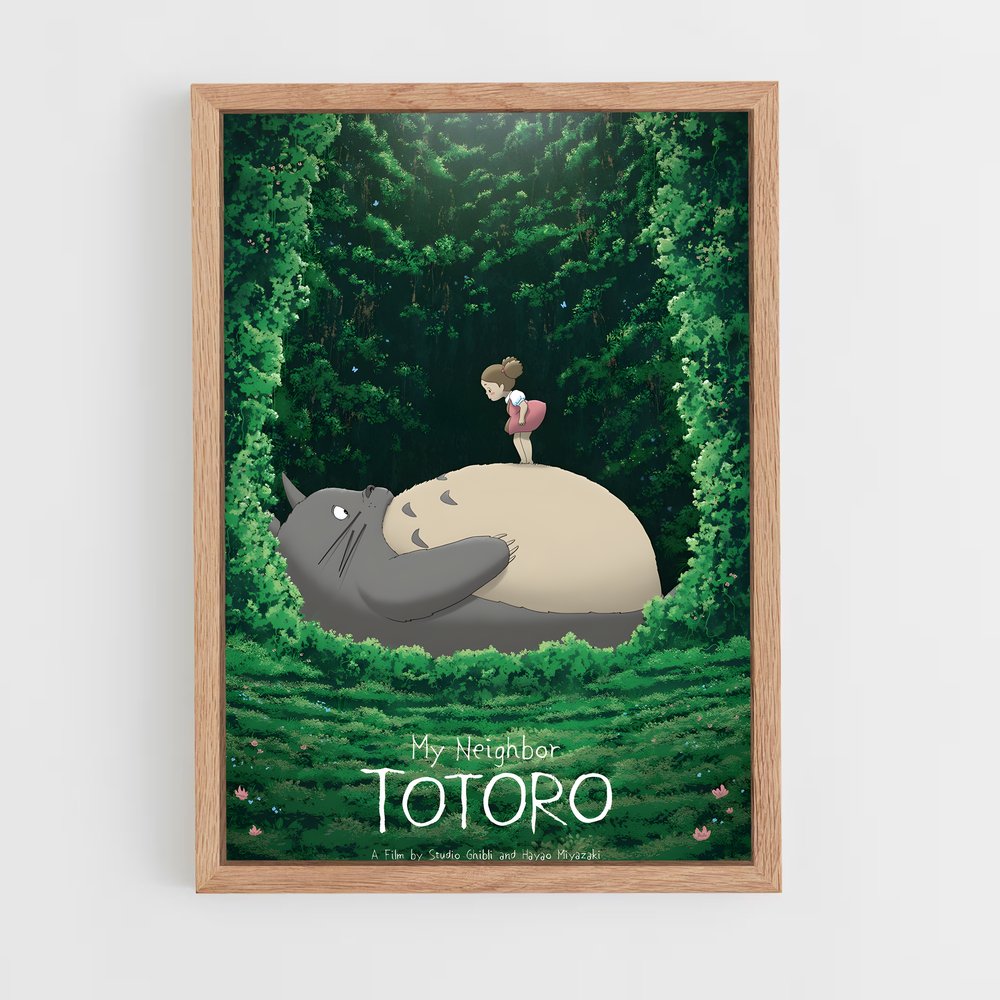 ap-my neighbor totoro-9 cadre Bois clair