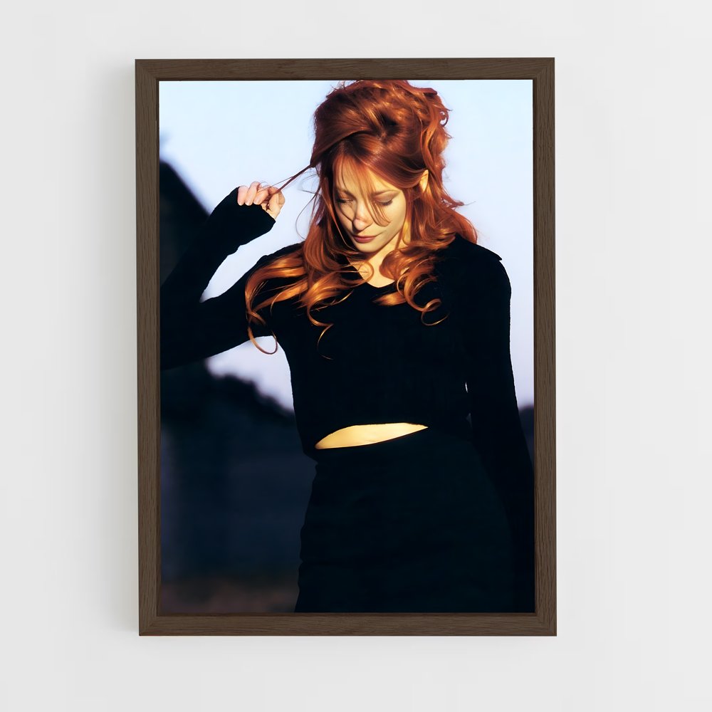 ap-mylene farmer-1 cadre Bois foncé