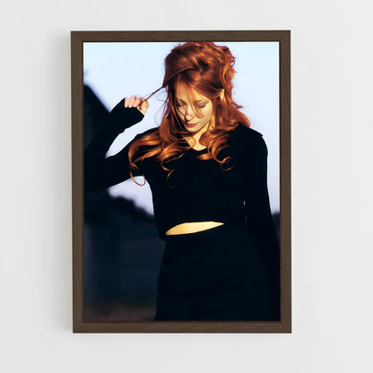 ap-mylene farmer-1 cadre Bois foncé