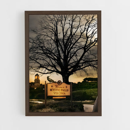 ap-mystic falls-3 cadre Bois foncé