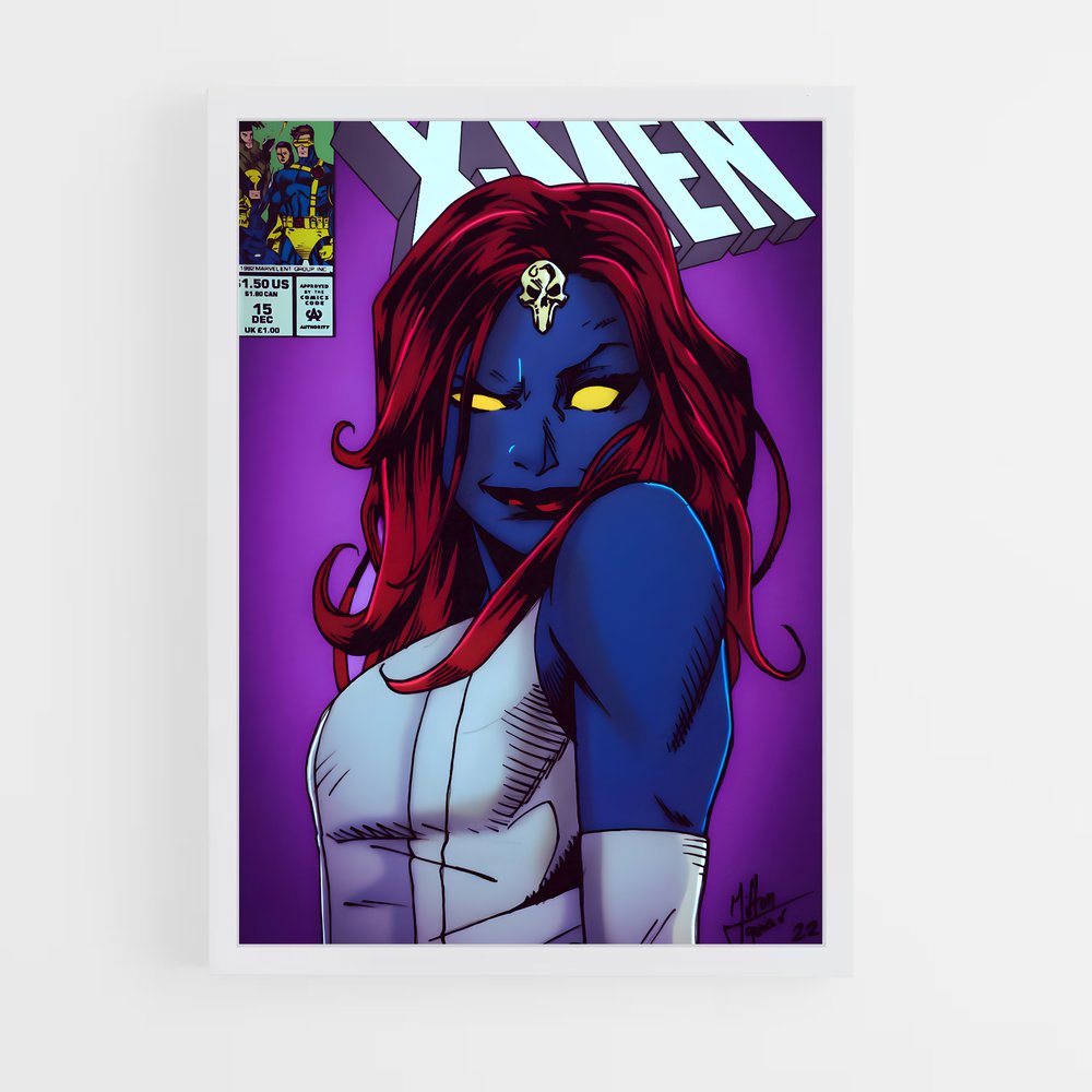 ap-mystique x-men-3 cadre Blanc