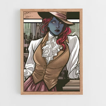 ap-mystique x-men-5 cadre Bois clair