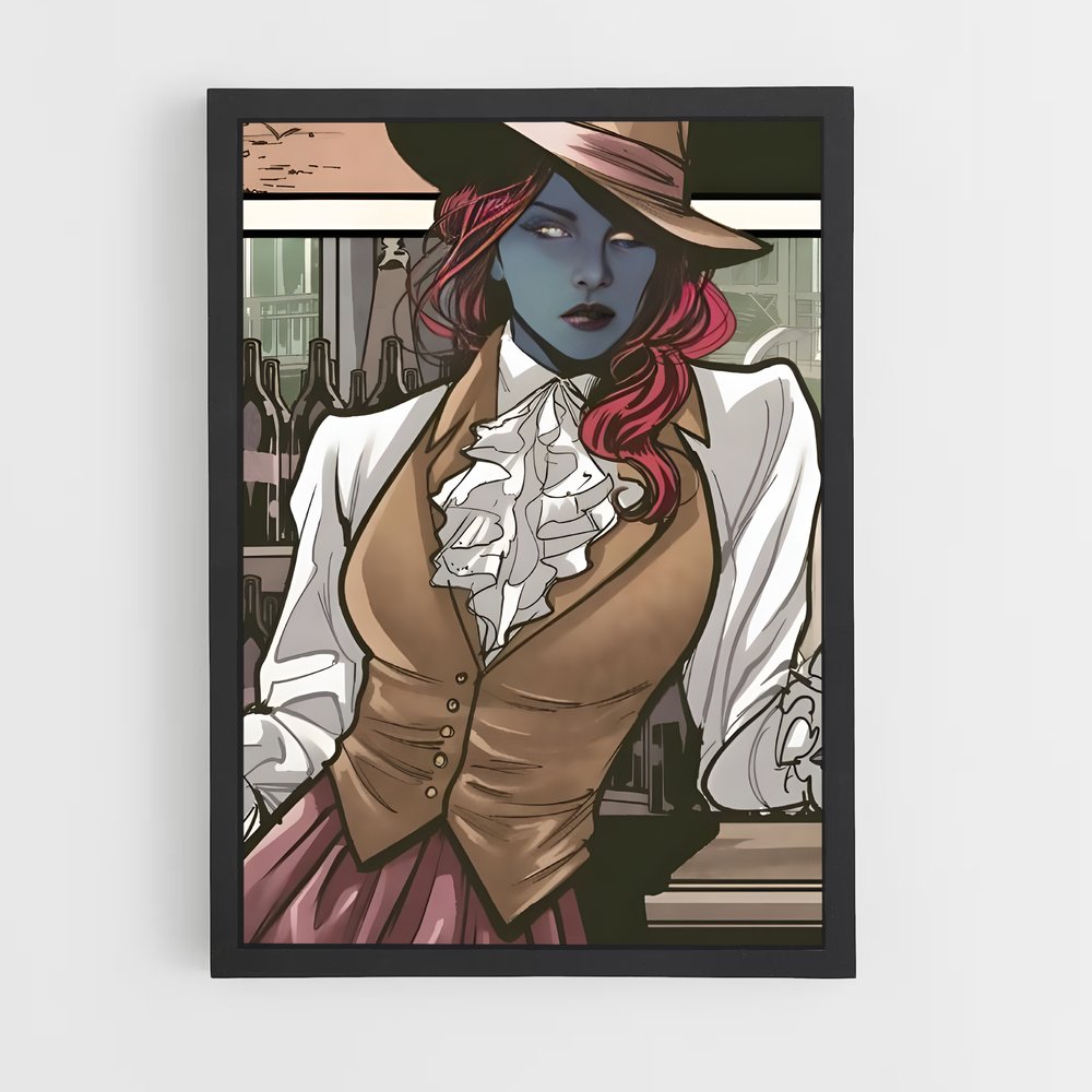 ap-mystique x-men-5 cadre Noir