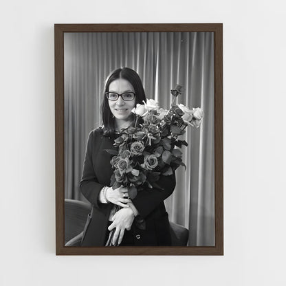 ap-nana mouskouri-6 cadre Bois foncé