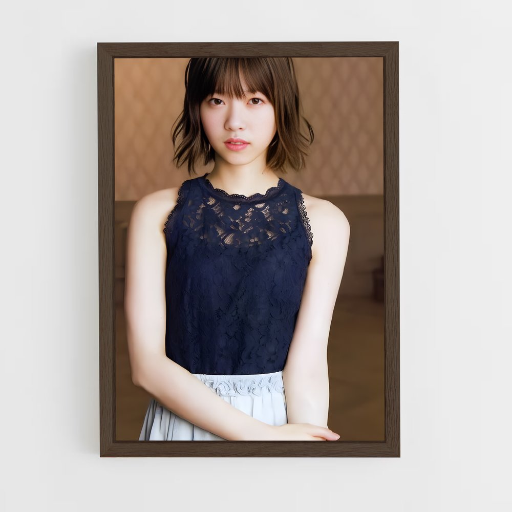 ap-nanase nishino-6 cadre Bois foncé