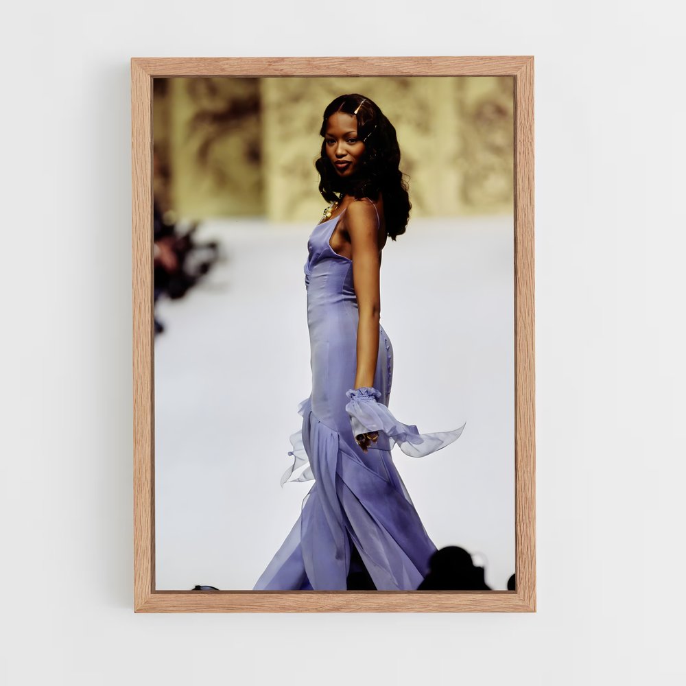 ap-naomi campbell-2 cadre Bois clair