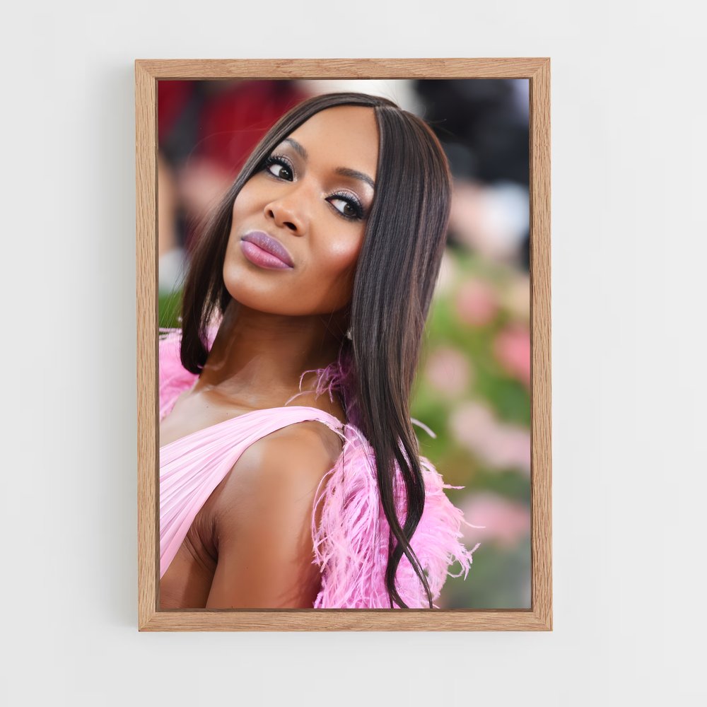 ap-naomi campbell-5 cadre Bois clair