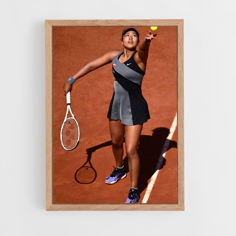 ap-naomi osaka-2 cadre Bois clair