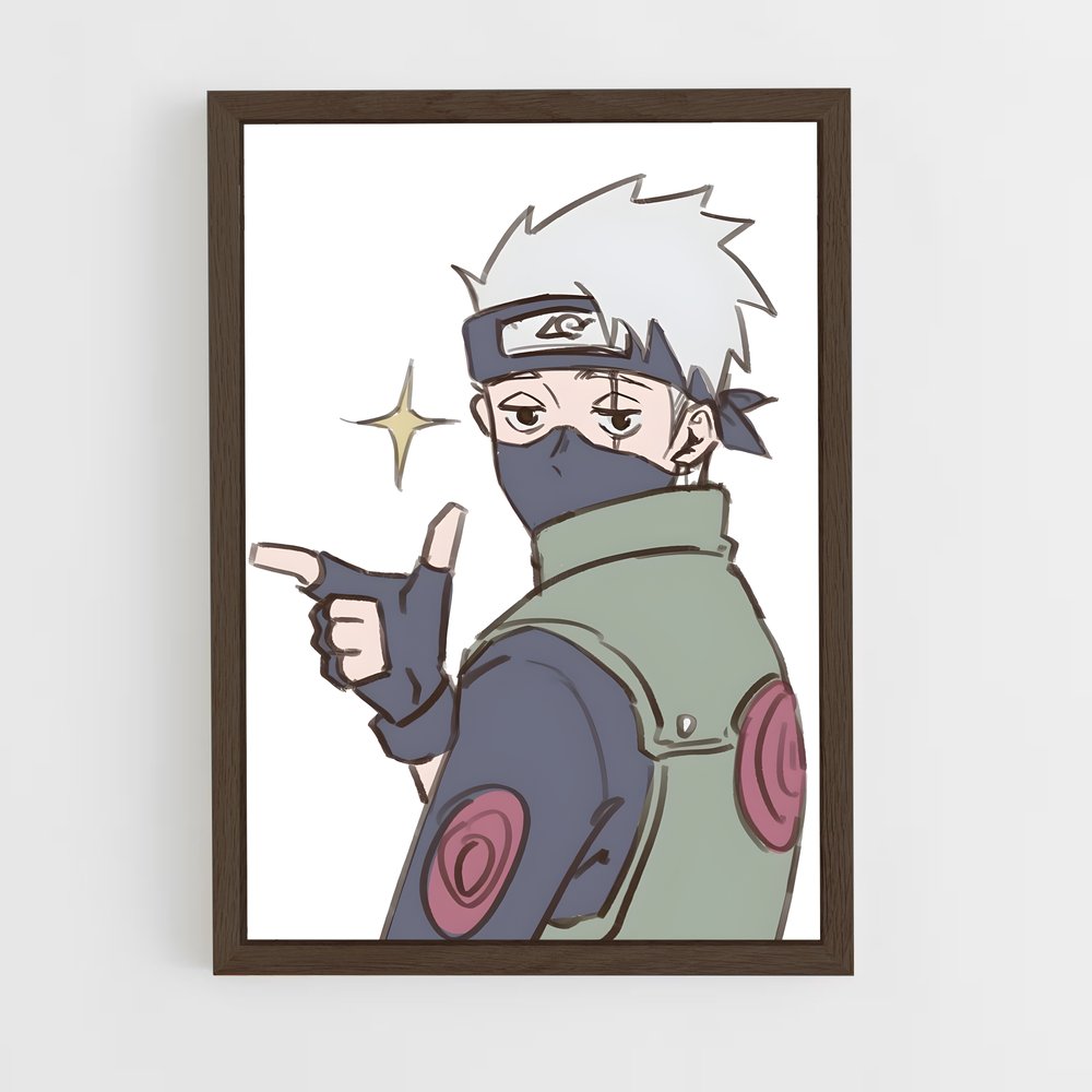 ap-naruto-8 cadre Bois foncé