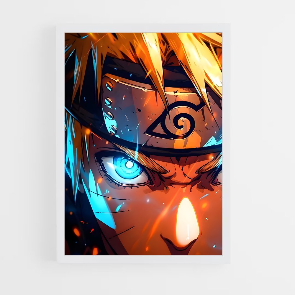 ap-naruto uzumaki-8 cadre Blanc