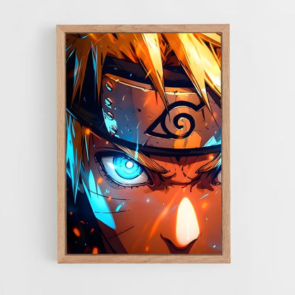 ap-naruto uzumaki-8 cadre Bois clair