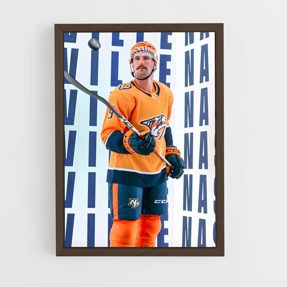ap-nashville predators-3 cadre Bois foncé