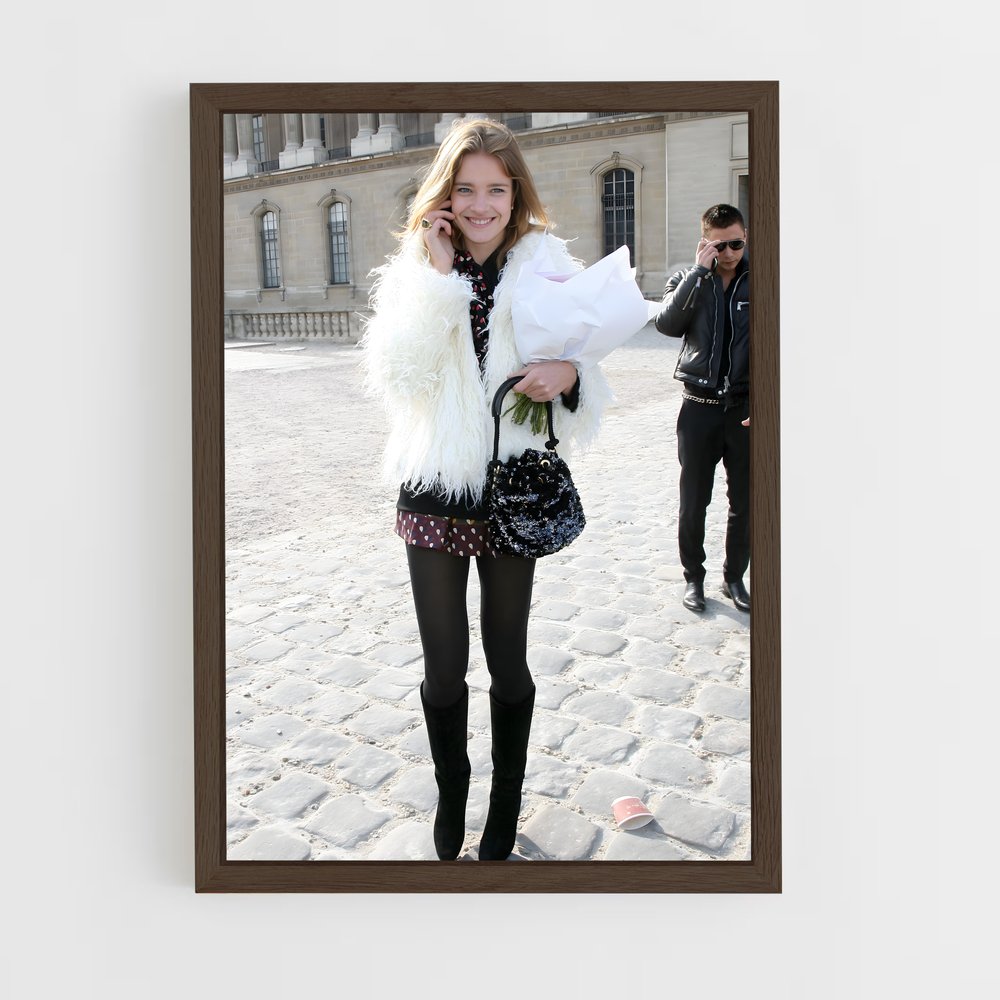 ap-natalia vodianova-2 cadre Bois foncé