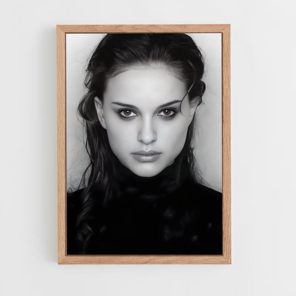 ap-natalie portman-4 cadre Bois clair