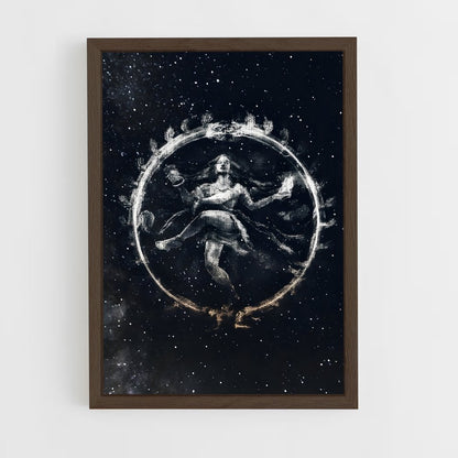 ap-nataraja-3 cadre Bois foncé