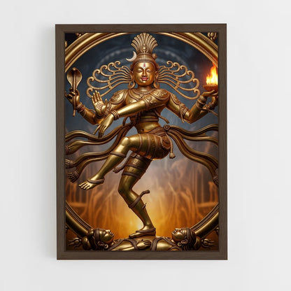 ap-nataraja-6 cadre Bois foncé