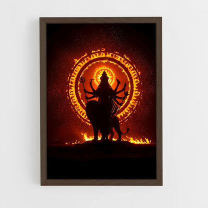 ap-nataraja-9 cadre Bois foncé