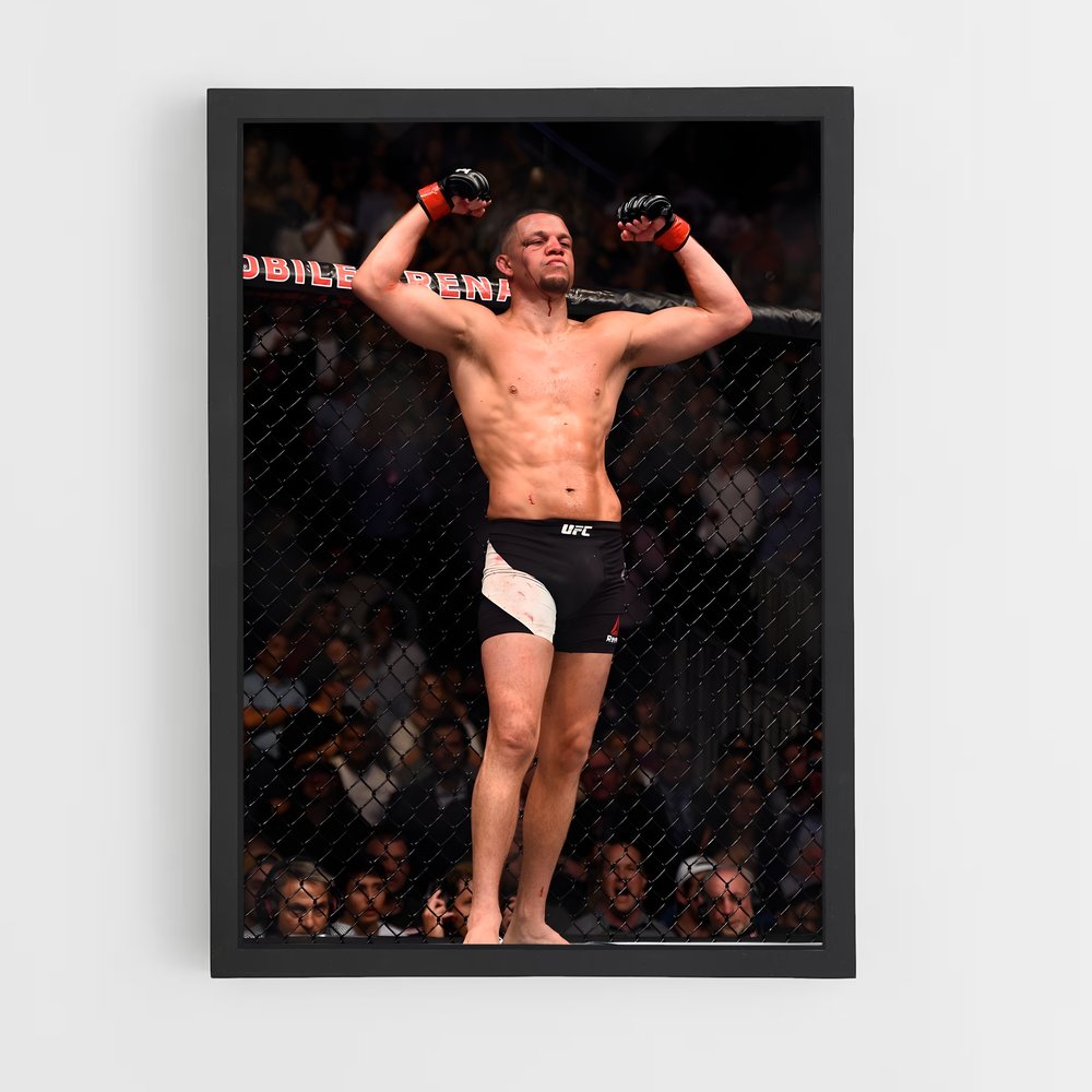 ap-nate diaz-10 cadre Noir