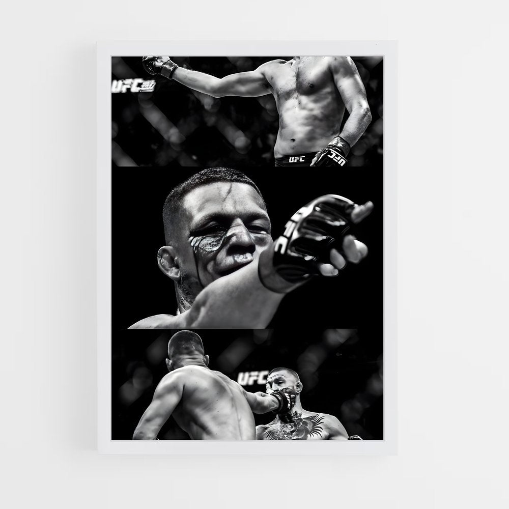 ap-nate diaz-11 cadre Blanc