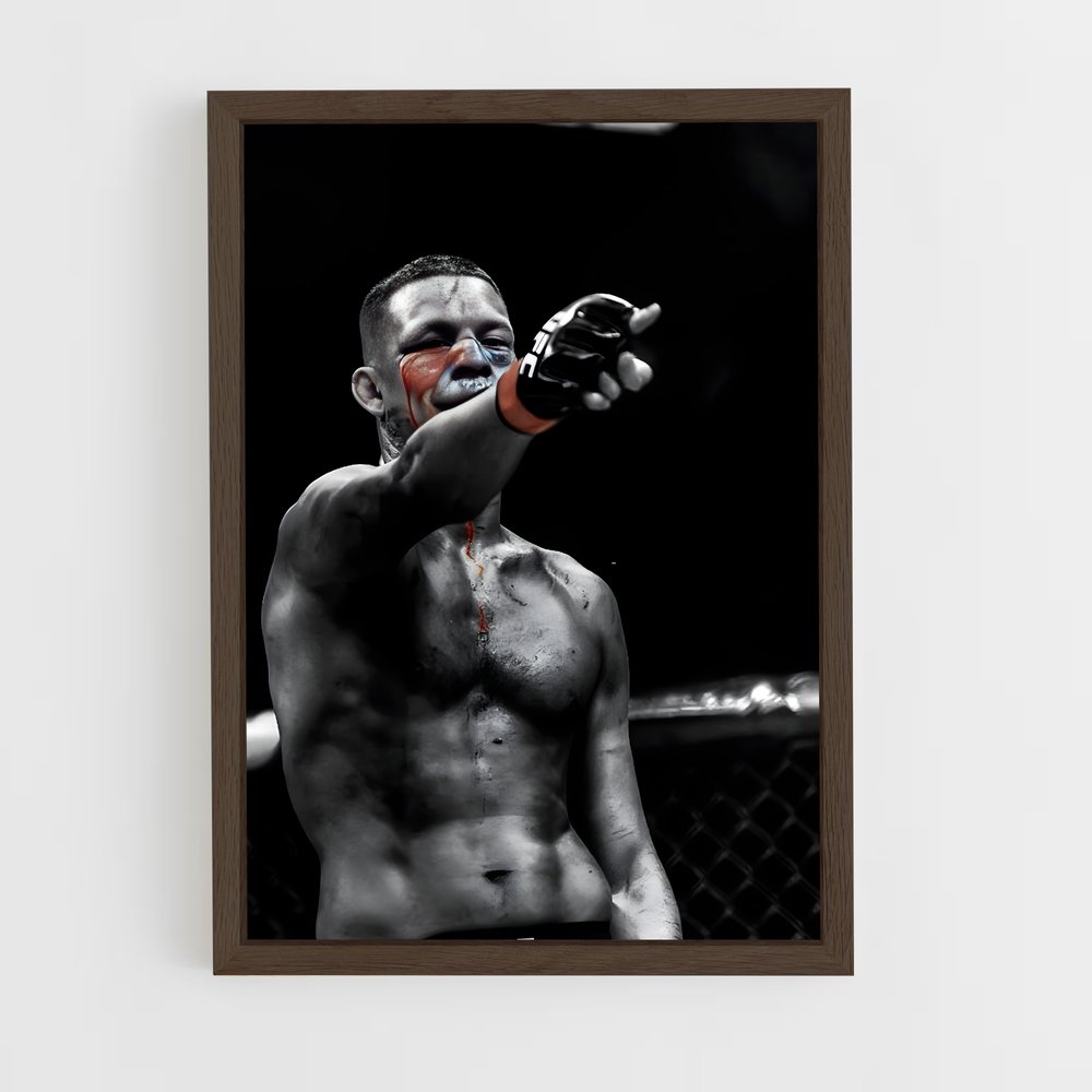 ap-nate diaz-5 cadre Bois foncé