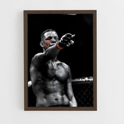 ap-nate diaz-5 cadre Bois foncé