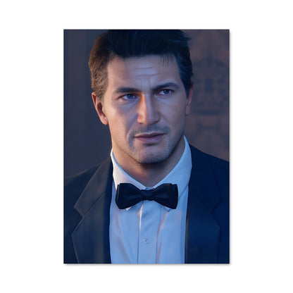Poster Nathan Drake: Élégance Aventureuse