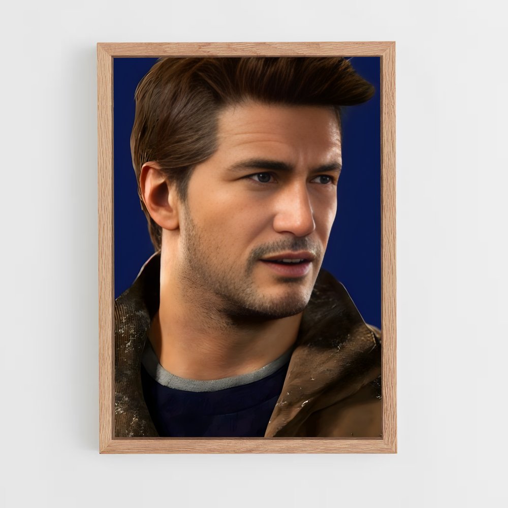ap-nathan drake-5 cadre Bois clair