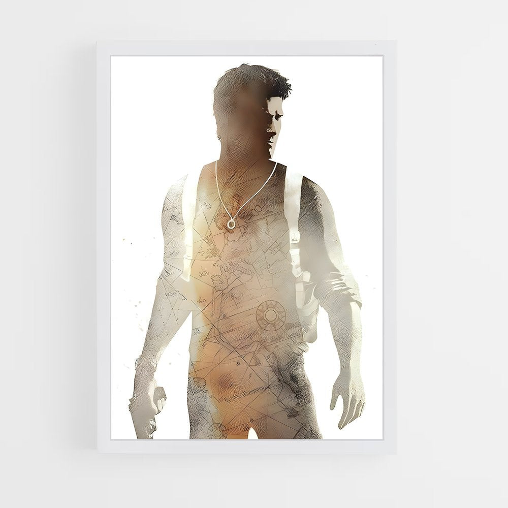 ap-nathan drake-7 cadre Blanc