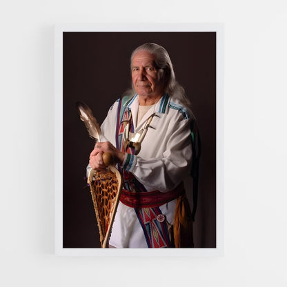 ap-native american lacrosse heritage-1 cadre Blanc