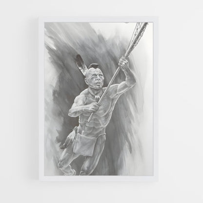 ap-native american lacrosse heritage-2 cadre Blanc