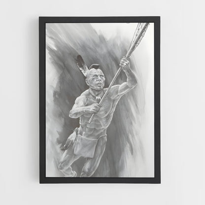 ap-native american lacrosse heritage-2 cadre Noir
