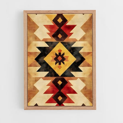 ap-native american patterns-1 cadre Bois clair