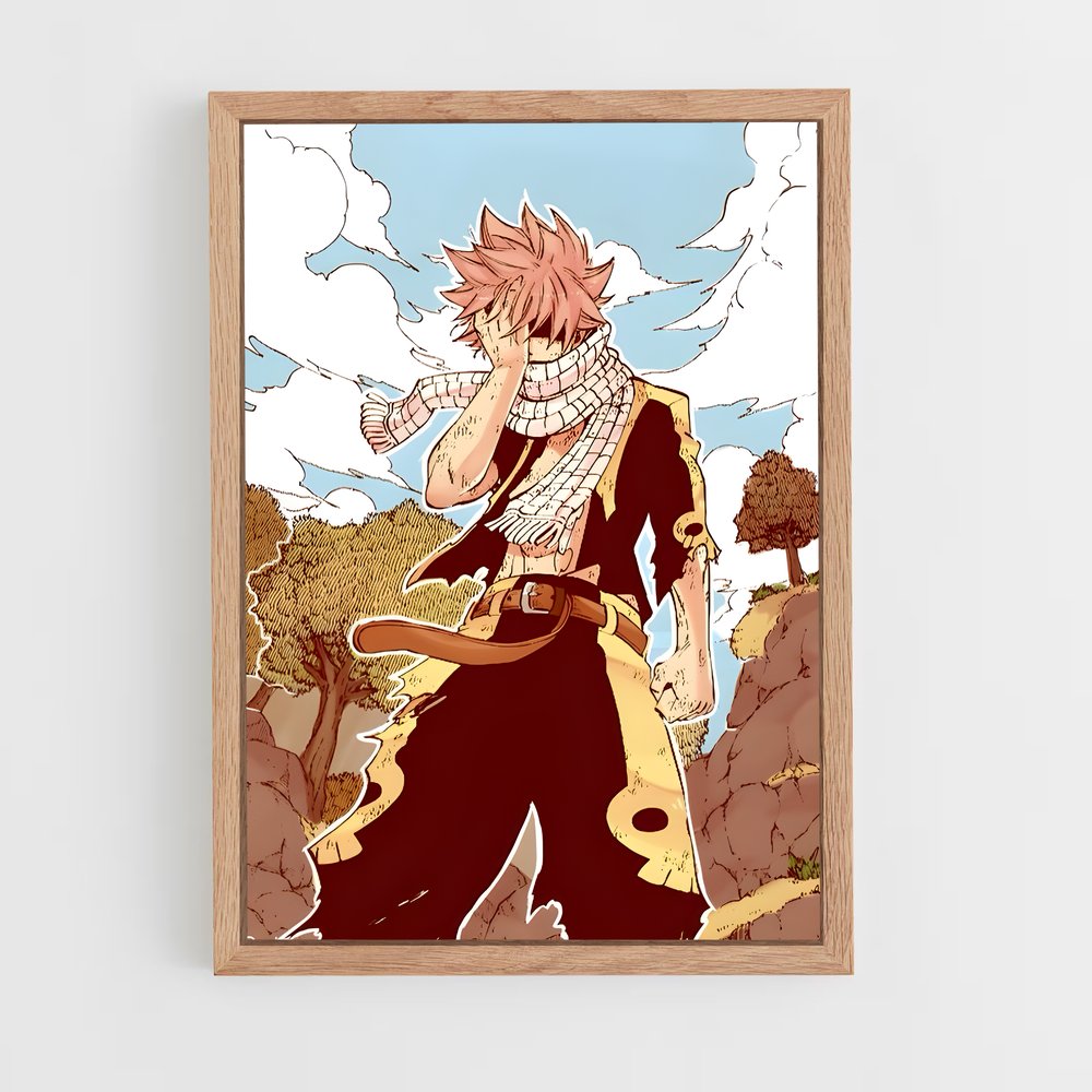 ap-natsu dragneel-4 cadre Bois clair