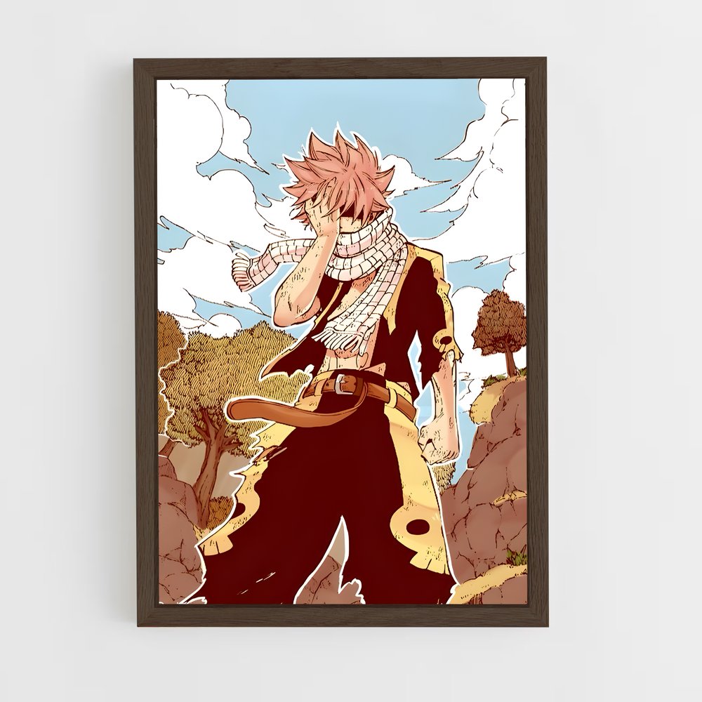 ap-natsu dragneel-4 cadre Bois foncé