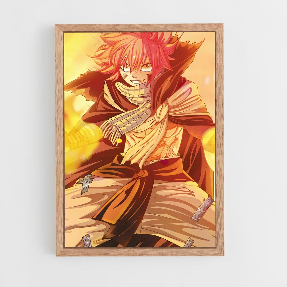 ap-natsu dragneel-6 cadre Bois clair
