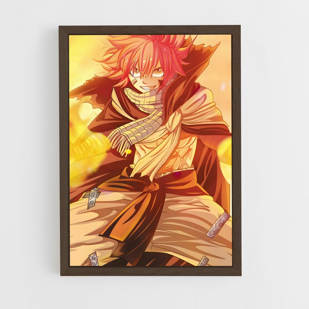 ap-natsu dragneel-6 cadre Bois foncé