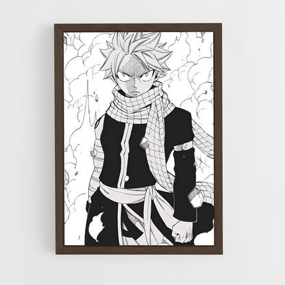 ap-natsu dragneel-7 cadre Bois foncé