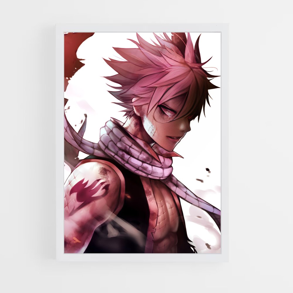 ap-natsu dragneel-8 cadre Blanc