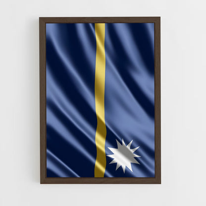 ap-nauru flag-1 cadre Bois foncé