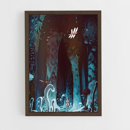 ap-nausicaa of the valley of the wind-2 cadre Bois foncé
