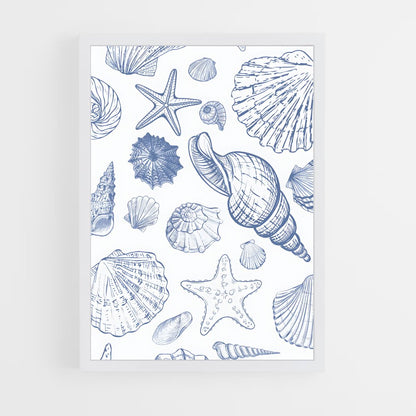 ap-nautical patterns-2 cadre Blanc