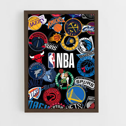 ap-nba-1 cadre Bois foncé