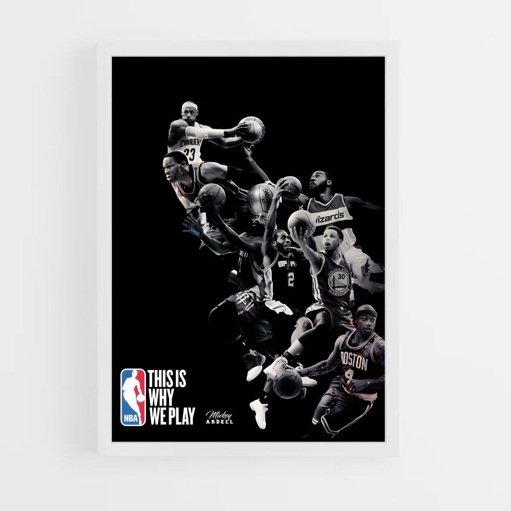ap-nba-7 cadre Blanc