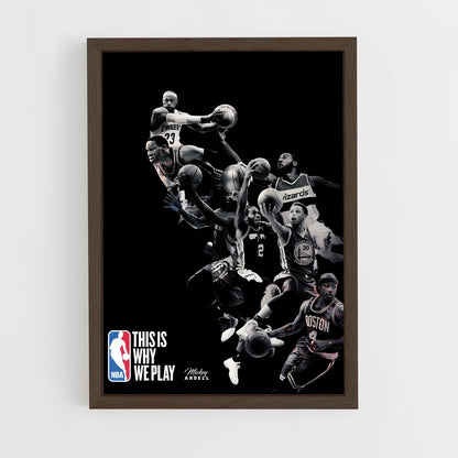 ap-nba-7 cadre Bois foncé