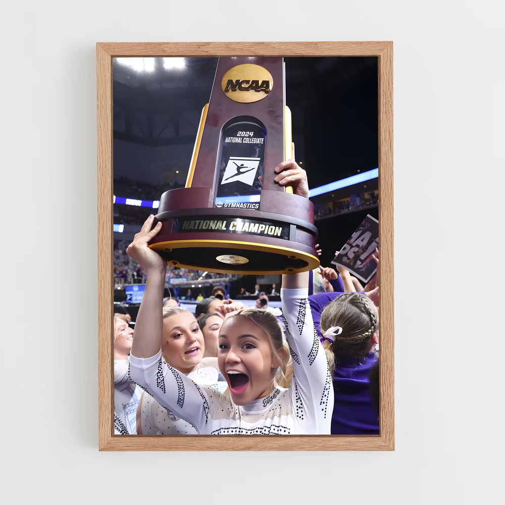ap-ncaa championships gymnastics-1 cadre Bois clair