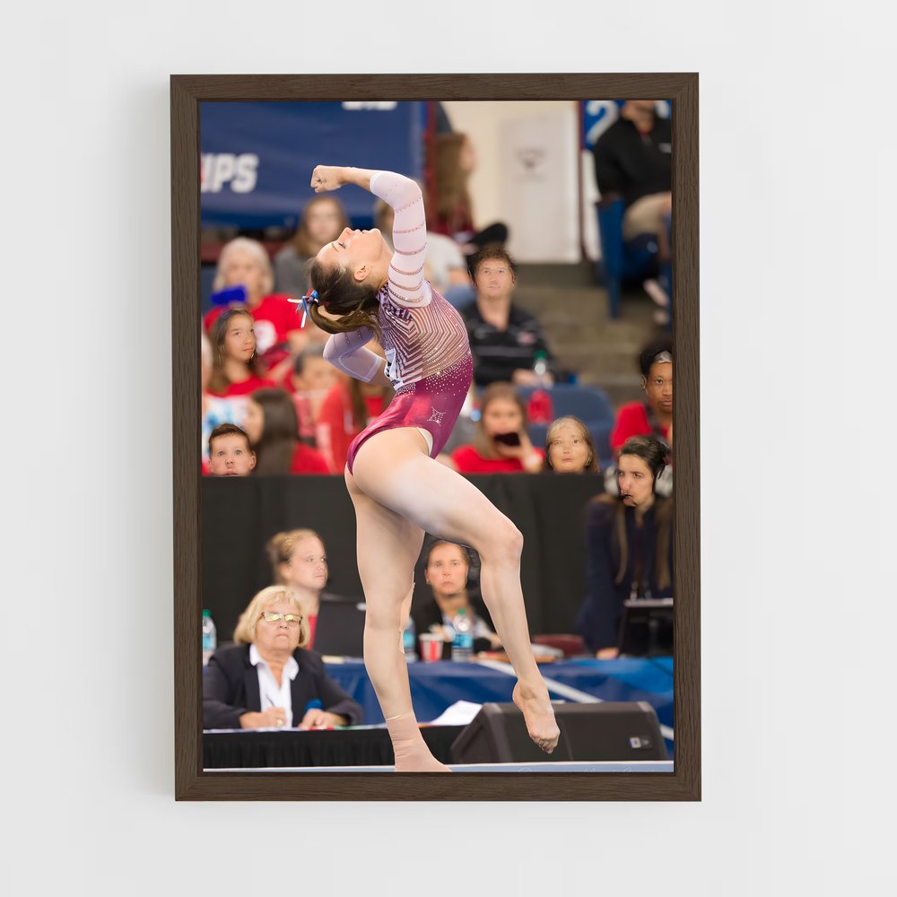 ap-ncaa championships gymnastics-2 cadre Bois foncé