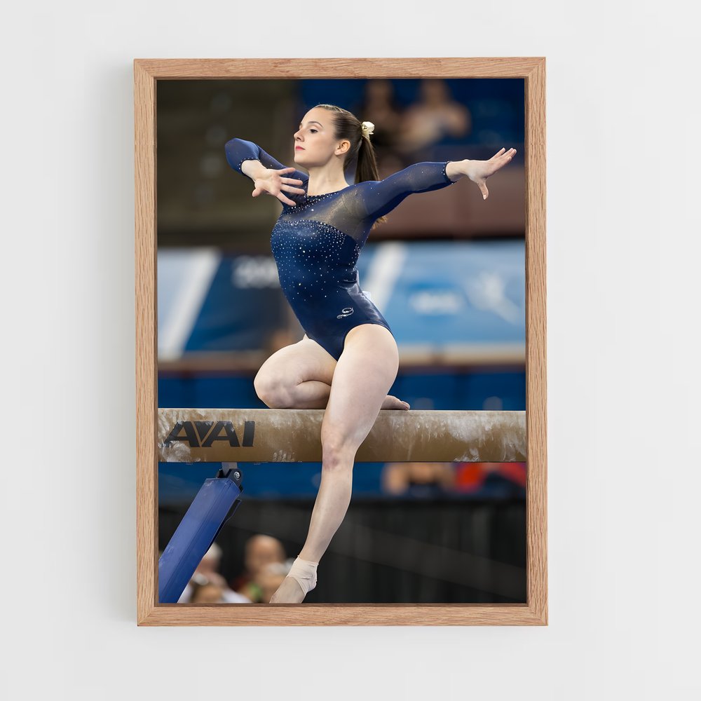 ap-ncaa championships gymnastics-4 cadre Bois clair