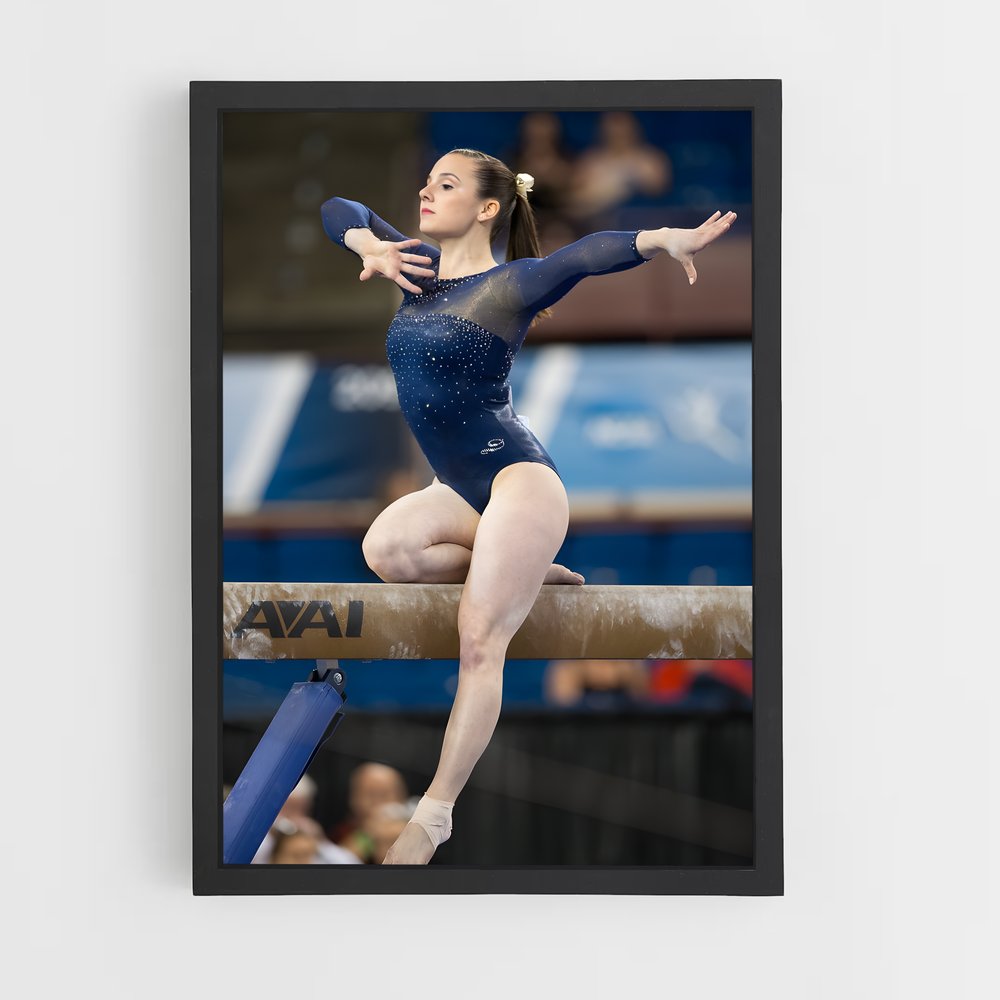 ap-ncaa championships gymnastics-4 cadre Noir
